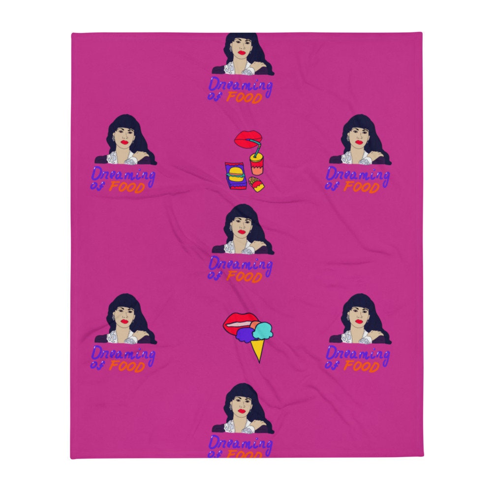 Selena Foodie Throw Blanket Selena Quintanilla fan Dreaming Etsy