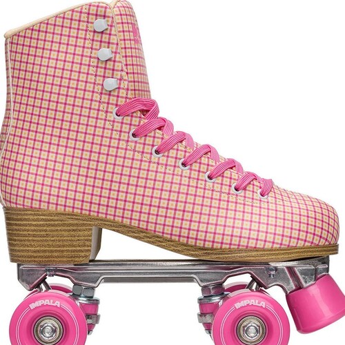 Impala Quad Roller Skates Pink Tartan Etsy