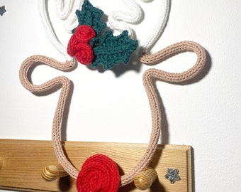 Christmas reindeer - Christmas decoration - Rudolph - wire reindeer - decoration -reindeer - Handmade Christmas reindeer - Moose