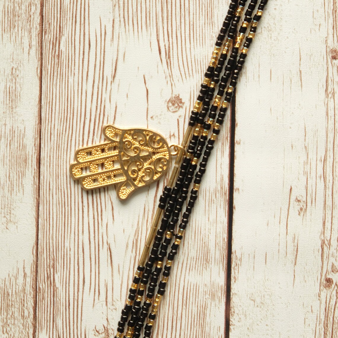 Black Gold Waist Beads African Waist Beads Waistbeads | Etsy