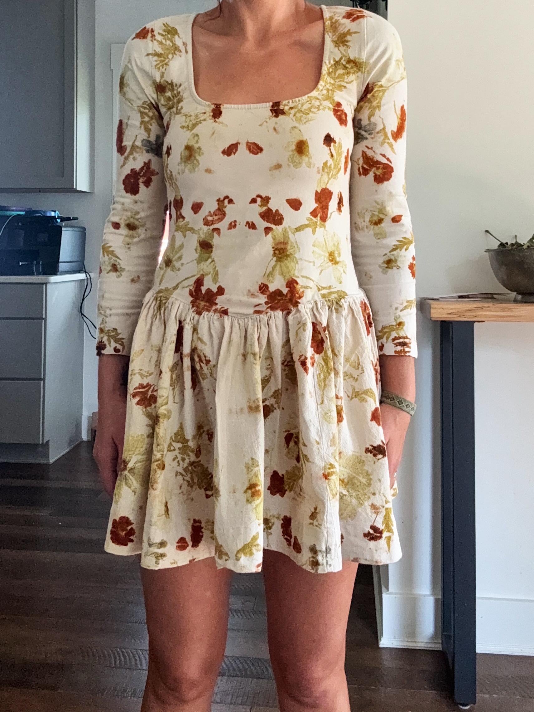 knee length dresses for ladies Free People Calla Print Long Sleeve Midi Dress SKYCOMBO / M main image 0