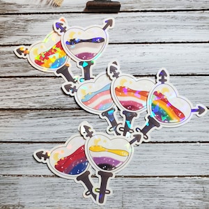 Pride Light Stick-stickers [+Holo-optie]