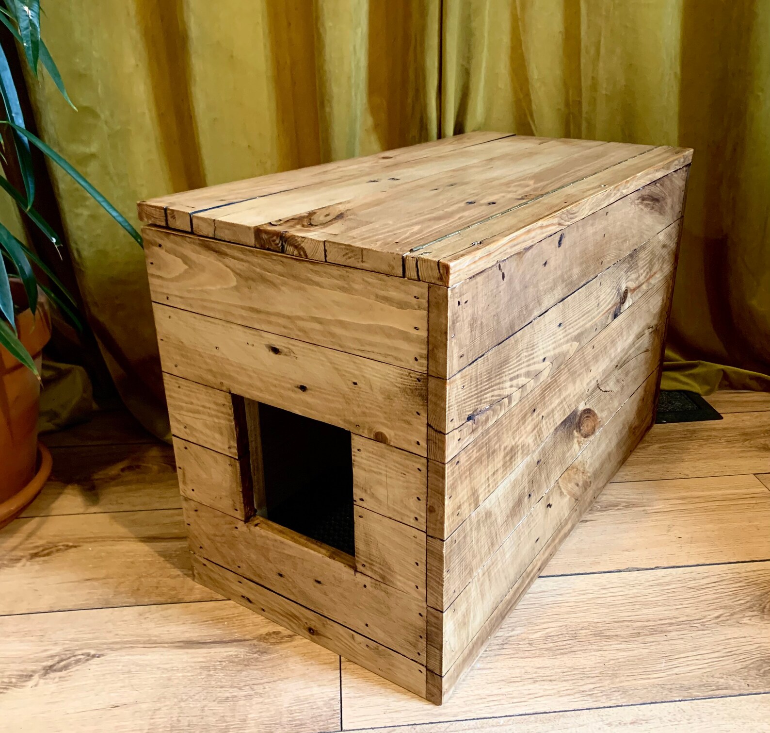 MEDIUM Personalised & bespoke Cat litter box cover pet Etsy