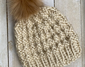 Toddler knit hat, bulky knit hat, winter hat, chunky knit hat, kids hat