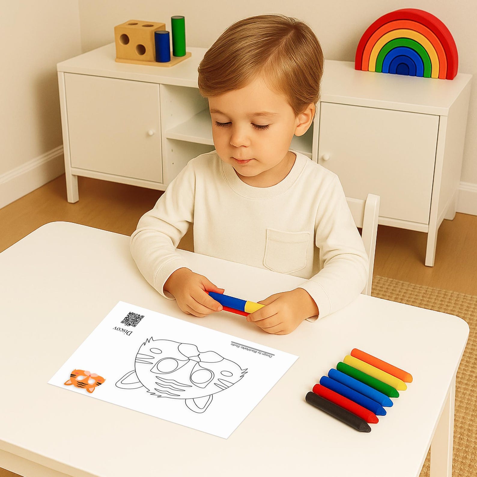Safari Animal Coloring Masks Printable | Kids Craft Activity DIY Safari ...