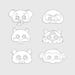 Safari Animal Coloring Masks Printable | Kids Craft Activity DIY Safari ...