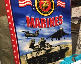 MARINES FLEECE PANEL- Very  Limited Quantities