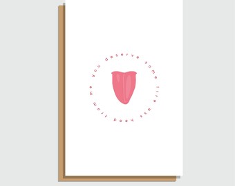 Ti meriti una testa - Biglietto di auguri per San Valentino