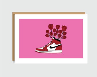 Biglietto di auguri per appassionati di sneakers