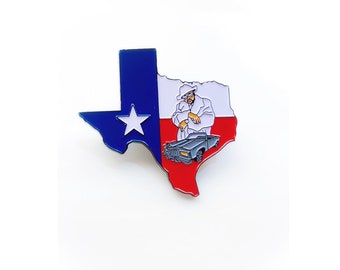 Texas Trill &#39;Pimp C&#39; Enamel Pin