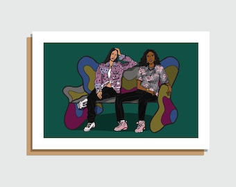 Streetwear Greeting Card | Fashion Lover Gift | Sneakerhead Card | Blank Card