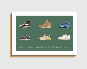 Sneakerhead Greeting Card | Sneaker Lover Gift | Streetwear Card | Blank Card