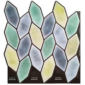 Pestal 3D PU Peel and Stick Wall Tile | Kitchen Backsplash Tiles | self Adhesive Tiles for Home Décor From Mosaicowall - Style 117