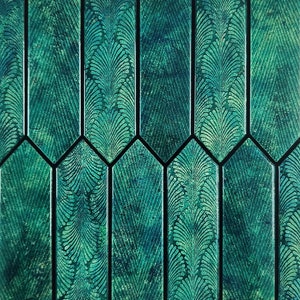 Creative Emerald Green Peel And Stick Wall Tile | Kitchen Backsplash Tiles | Self Adhesive Tiles For Home Décor From Mosaicowall - Style 171