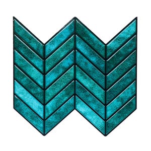 Sapphire 3D Peel and Stick Wall Tile: Kitchen Backsplash Decals