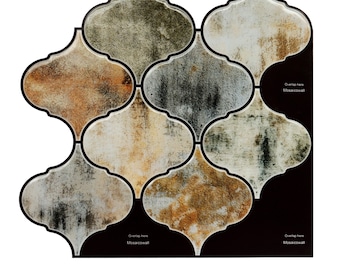 Grunge Moroccan peel and Stick Wall Tile | Kitchen Backsplash Tiles | self Adhesive Tiles for Home Décor From Mosaicowall - Style 62