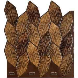 Peel-and-Stick-wandtegel blad: keukenachterwand, woondecoratie