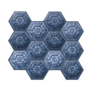 Navy Blue Hexagon Peel and Stick Backsplash Tiles: Self Adhesive Home Decor Style- MOS318