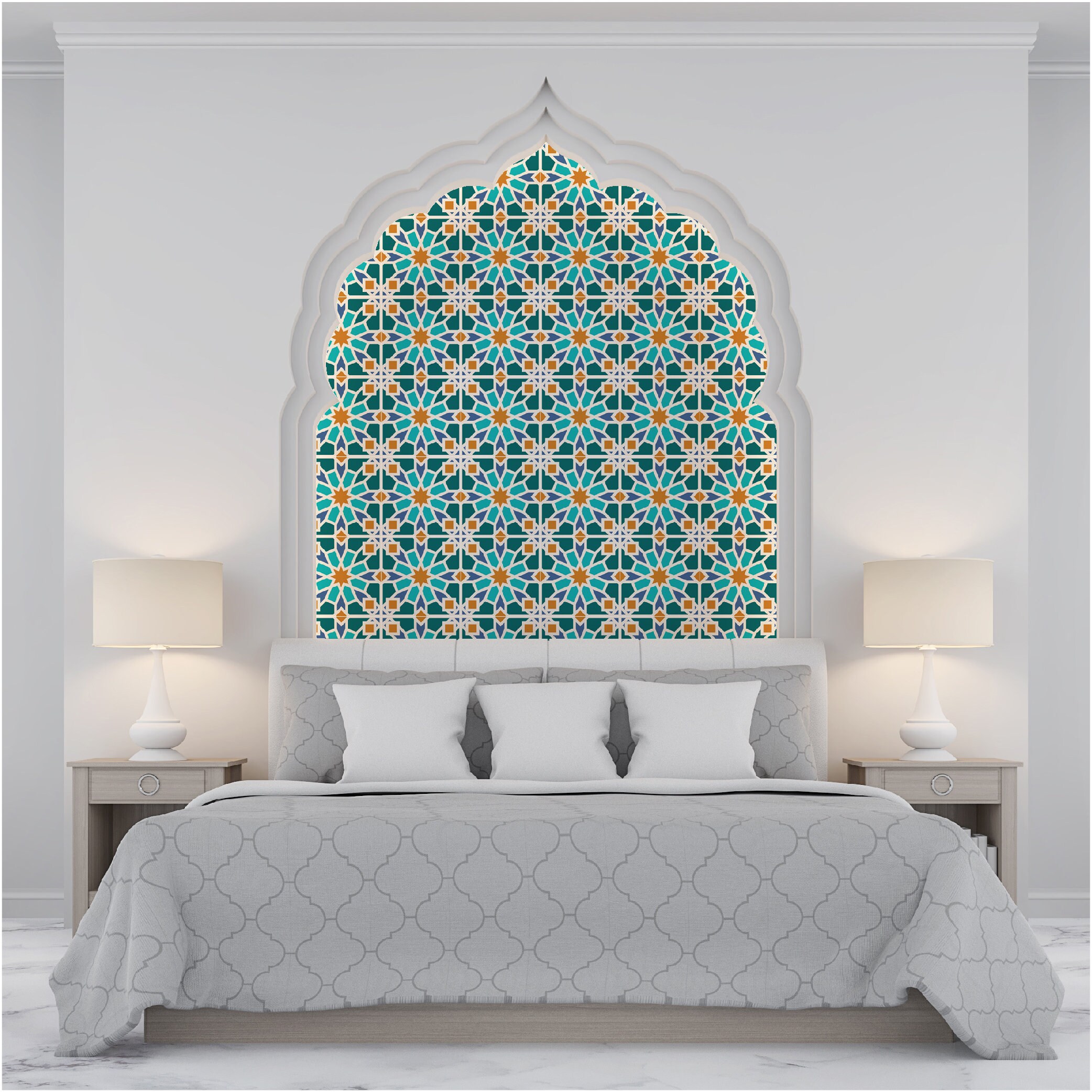 Mosaicowall Diy Décoratif Géométrique Carrelage Mural Autocollant - Style 53