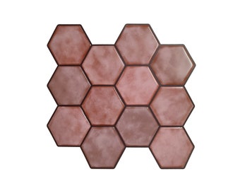 Pink Peel and Stick Backsplash Tiles | Kitchen Backsplash Tiles | Self Adhesive Tiles For Home Décor From Mosaicowall - Style 116