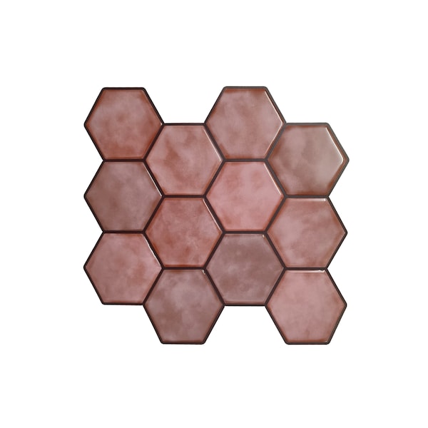 Pink Peel and Stick Backsplash Tiles | Kitchen Backsplash Tiles | Self Adhesive Tiles For Home Décor From Mosaicowall - Style 116