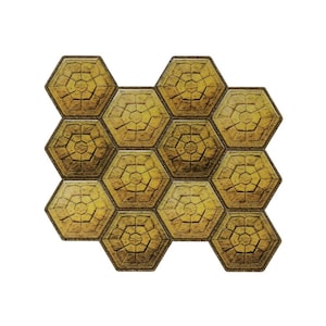 Peel And Stick Tile Mustard Yellow Backsplash Decor for Walls