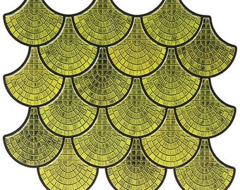 Lime Green Peel and Stick Wall Tile: Kitchen Backsplash, Home Decor