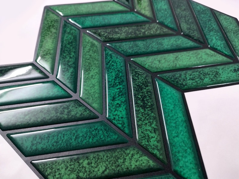 Emerald Green Peel and Stick Wall Tile Kitchen Backsplash - Etsy