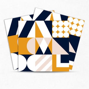Peel & Stick Floor Tile Stickers, Removable Tile Decal Anti-Slip Durable finish option (500 microns) DIY Tiles From Mosaicowall FST041