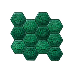 Deep green Peel and Stick Backsplash Tiles | Kitchen Backsplash Tiles | Self Adhesive Tiles For Home Décor From Mosaicowall - Style 314