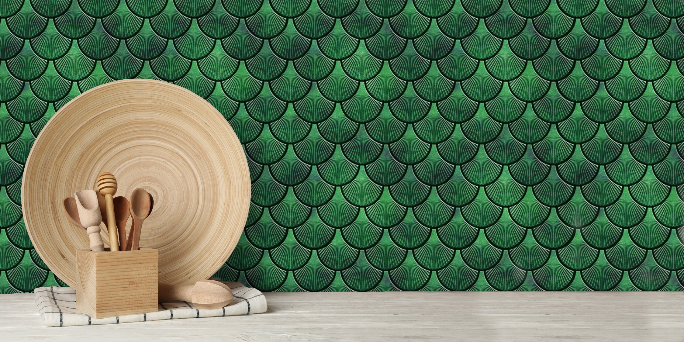 Emerald Green Peel and Stick Wall Tile Kitchen Backsplash Etsy Australia
