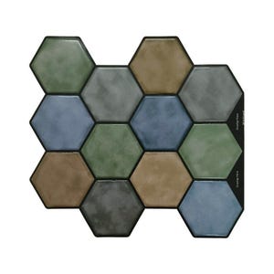 Adhesivo para salpicadero de azulejos de pared hexagonales