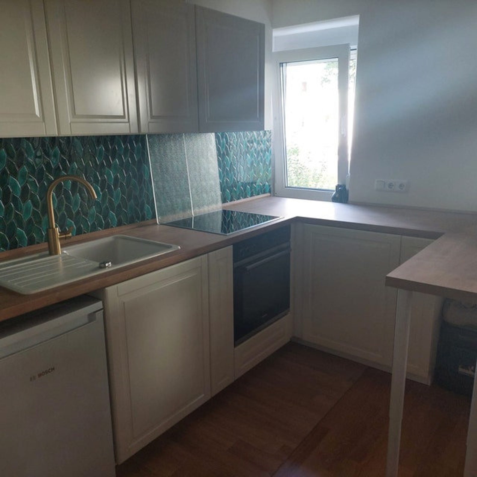 Emerald Green Peel and Stick Wall Tile Kitchen Backsplash Etsy UK