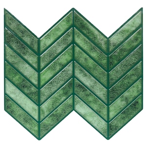 Fern Green Peel and Stick Wall Tile: Kitchen Backsplash, Home Decor