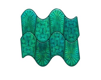 10 Selbstklebende 3D-Wandfliesen In Grün – Einfach Anbringen, Sofort Neuer Look In Küche & Bad