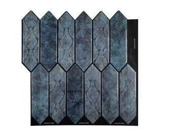 Freeze Blue Peel And Stick Wall Tile | Kitchen Backsplash Tiles | Self Adhesive Tiles For Home Décor From Mosaicowall - Style 173