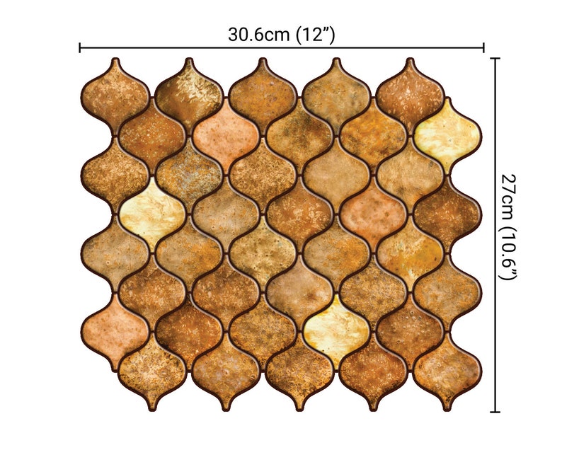 Peel and Stick Backsplash Self Adhesive Tiles in Moroccan for Etsy