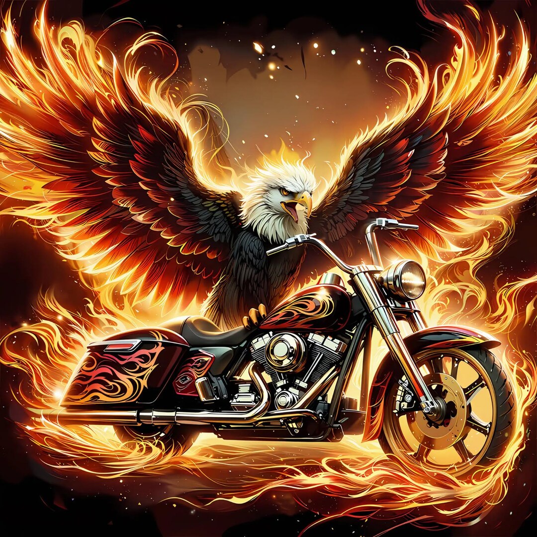 Bird & It's Motorcycle - Etsy