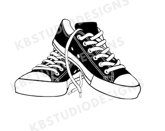 black converse clipart