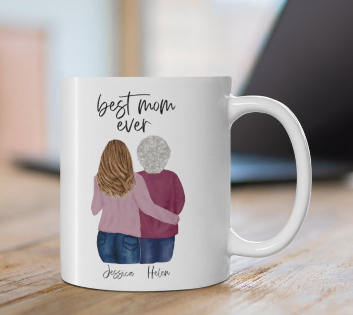 Best mom ever personalized mug Gift for mom from daughter Etsy