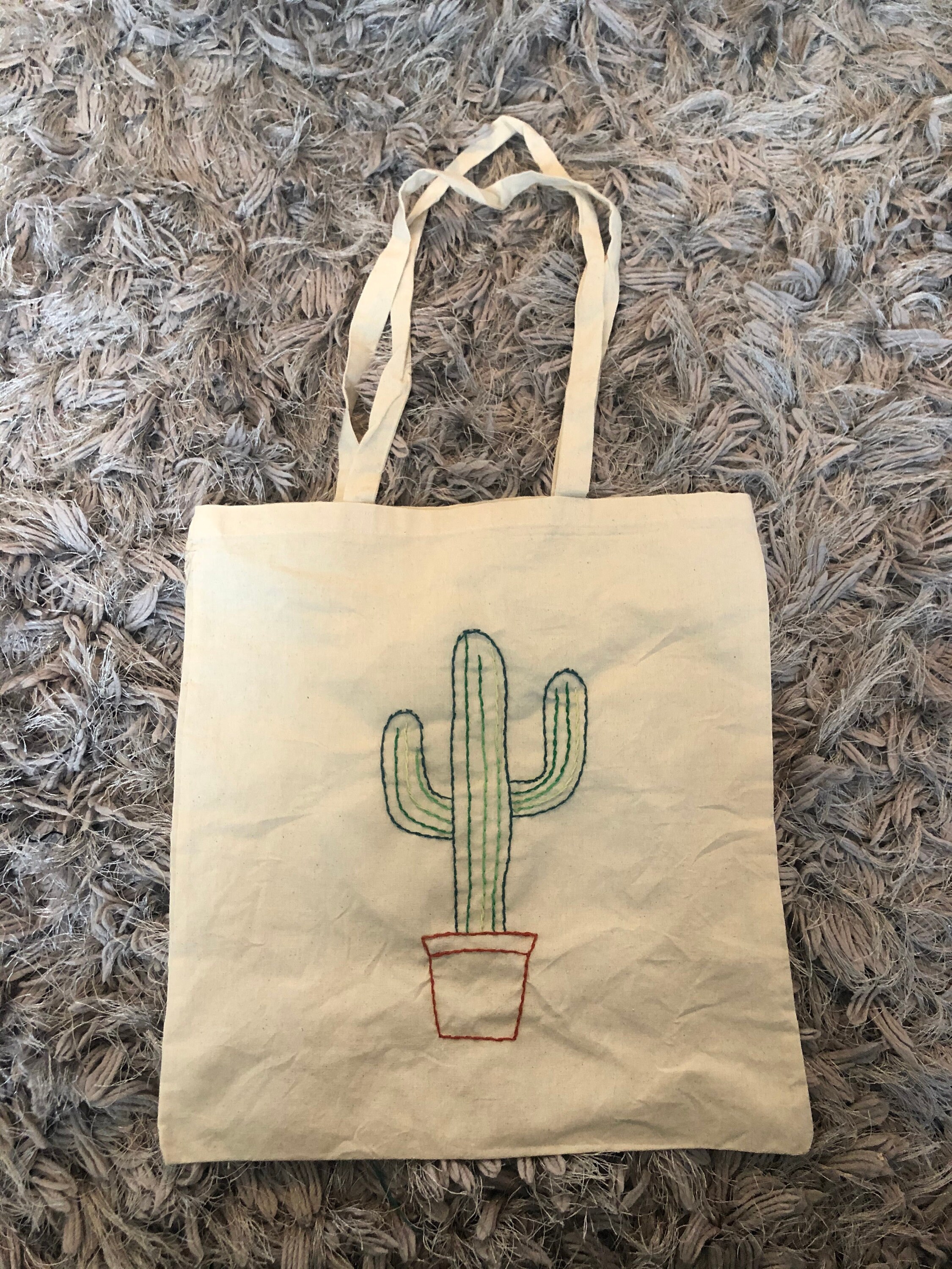 cactus tote bag