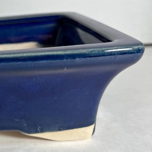 8 inch bonsai pot,glazed bonsai pot,handmade bonsai pot,bonsai pot ceramic,oval bonsai pot,small bonsai pot,bonsai pot green,rectangle bonsa