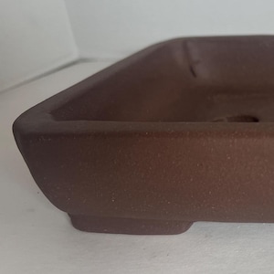 8 inch bonsai pot,forest bonsai pot,unglazed bonsai pot,bonsai, bonsai planter,bonsai,unglazed bonsai,handmade bonsai pot,shallow bonsai pot