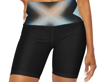 XSNAKE Yoga-Shorts mit hoher Taille (AOP)