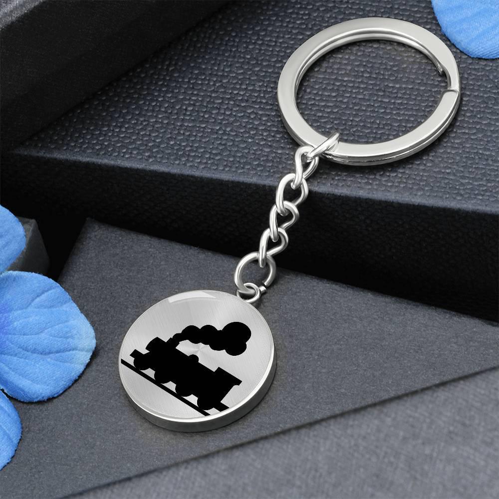 Train Keychain: Personalized Engraved Gift - Etsy