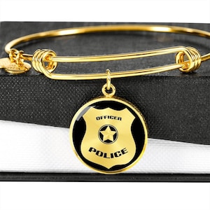 Police Badge Bracelet