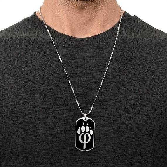 Furry Symbol Dog Tag Necklace - Etsy