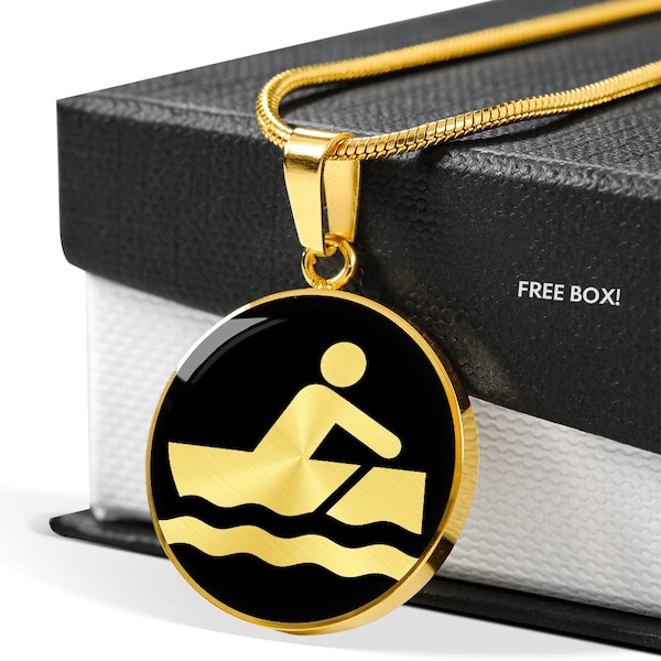 Rowing Necklace Etsy