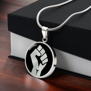Raised Fist Pendant