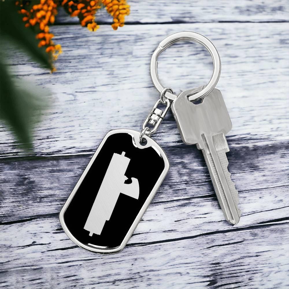 ファスケス グラフィック ドッグタグ キーチェーン - Etsy 日本